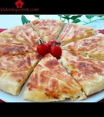 5 Dakikada Hazır Yufkadan Su Böreği Lezzetinde Tava Böreği-Börek Tarifleri-Gurbetinmutfagi