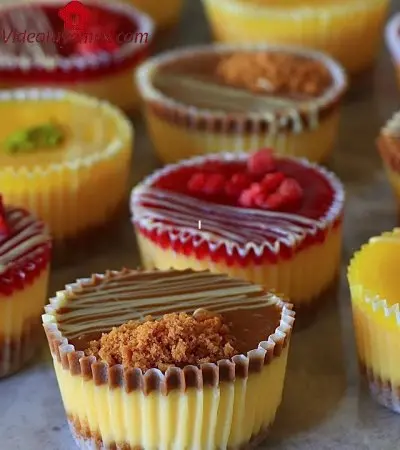 Denemeyen Pişman Olur Kırılma Çatlama Olmayan Porsiyonluk Mini Cheesecake Tarifi