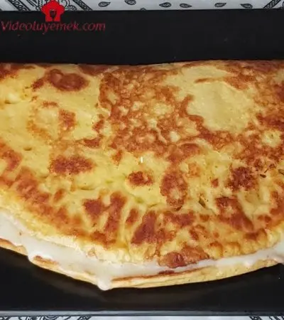 Kahvaltınız 5 Dk Da Hazır Börek Tadında Puf Kaşarlı Omlet Tarifi