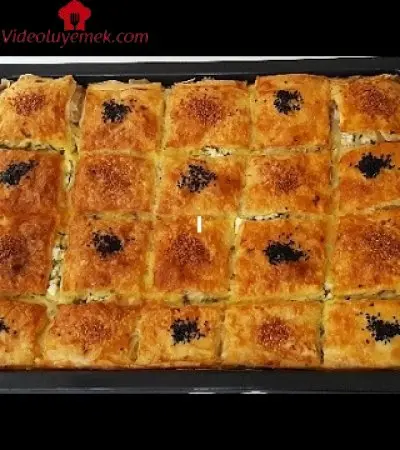 5 Dakikada Hazır Yufkadan Su Böreği Lezzetinde Tepsi Böreği-Börek Tarifleri-Gurbetinmutfagi