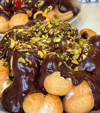 Tamamı Evde Olan Malzemelerle Harika Bir Profiterol Yaptım Pastanedekilerden Çok Daha Lezzetli Oldu