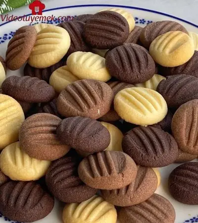 Bu Kurabiyelere Resmen Aşık Oldum Şekli Şahane Lezzeti Efsane 3 Farklı Renkte Kurabiye Tarifi ️
