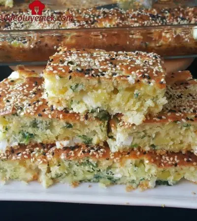 Börek Tadında Patatesli Kek