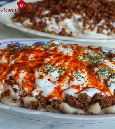 Bu Kadar Kolay Ve Lezzetli Bir Mantı Yemediniz ️ Tek Tek Uğraşmanıza Gerek Yok / Ana Yemek