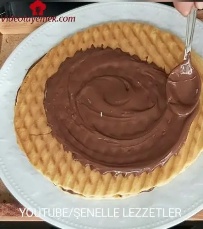 Waffle Nızı Evde Kendiniz Yapın Tost Makinesinde Waffle