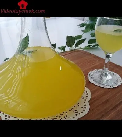 5 Dakikada 1 Portakal 2 Limon Ile Acısız Pastahane Usulü Limonata Tarifi -Içecekler-Gurbetinmutfagi