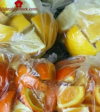 1 Portakal Ve 1 Limonu Dondurun Yazın Rahat Edin/Şenelle Lezzetler