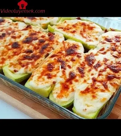 Kabak Sandal Tarifi-Beşamel Soslu Sandal Kabak -Yemek Tarifleri-Gurbetinmutfagi