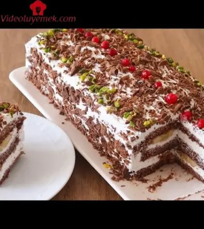 1 Adet Kekten 3 Katlı Yaş Pasta Tarifi Kekinde Yağ Süt Yok Kolay Pasta Tarifi