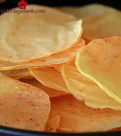 Dilimleme Yok! Kızartma Yok! Herkes Yapabilir🫠Incecik Çıtır Çıtır Patatesli Soğanlı Cips Tarifi