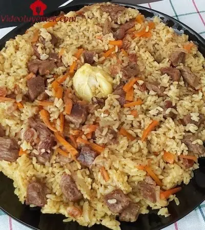 Akşama Ne Pişirsem Diyenler Için Tek Başına Ziyafet Bir Pilav Özbek Pilavı