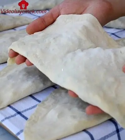 Her Bayram Sabahı Bu Tarifi Yaparım ️ Sadece 1 Su Bardağı Su Ile Tam 8 Tane Gözleme Yaptım